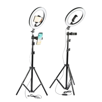 26𝐜𝐦 𝐑𝐢𝐧𝐠 𝐋𝐢𝐠𝐡𝐭 𝐖𝐢𝐭𝐡 𝐌𝐨𝐛𝐢𝐥𝐞 𝐇𝐨𝐥𝐝𝐞𝐫 𝐖𝐢𝐭𝐡 7𝐅𝐞𝐞𝐭 𝐓𝐫𝐢𝐩𝐨𝐝 𝐒𝐭𝐚𝐧𝐝 𝐢𝐧 𝐓𝐡𝐫𝐞𝐞 𝐃𝐢𝐟𝐟𝐞𝐫𝐞𝐧𝐭 𝐌𝐨𝐝𝐞 𝐋𝐢𝐠𝐡𝐭