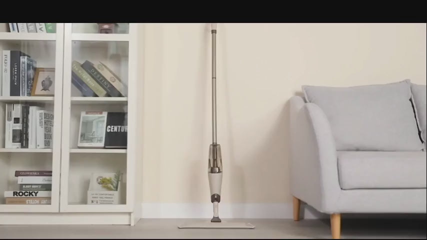 360 Rotating Spray Mop For Floor Cleaning With Refillable Bottle Providing Easy Use Durable Quality - Dual Fabric